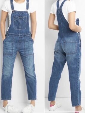GAP Blue Denim Women's Overalls Country Carpenter Utility 90’s